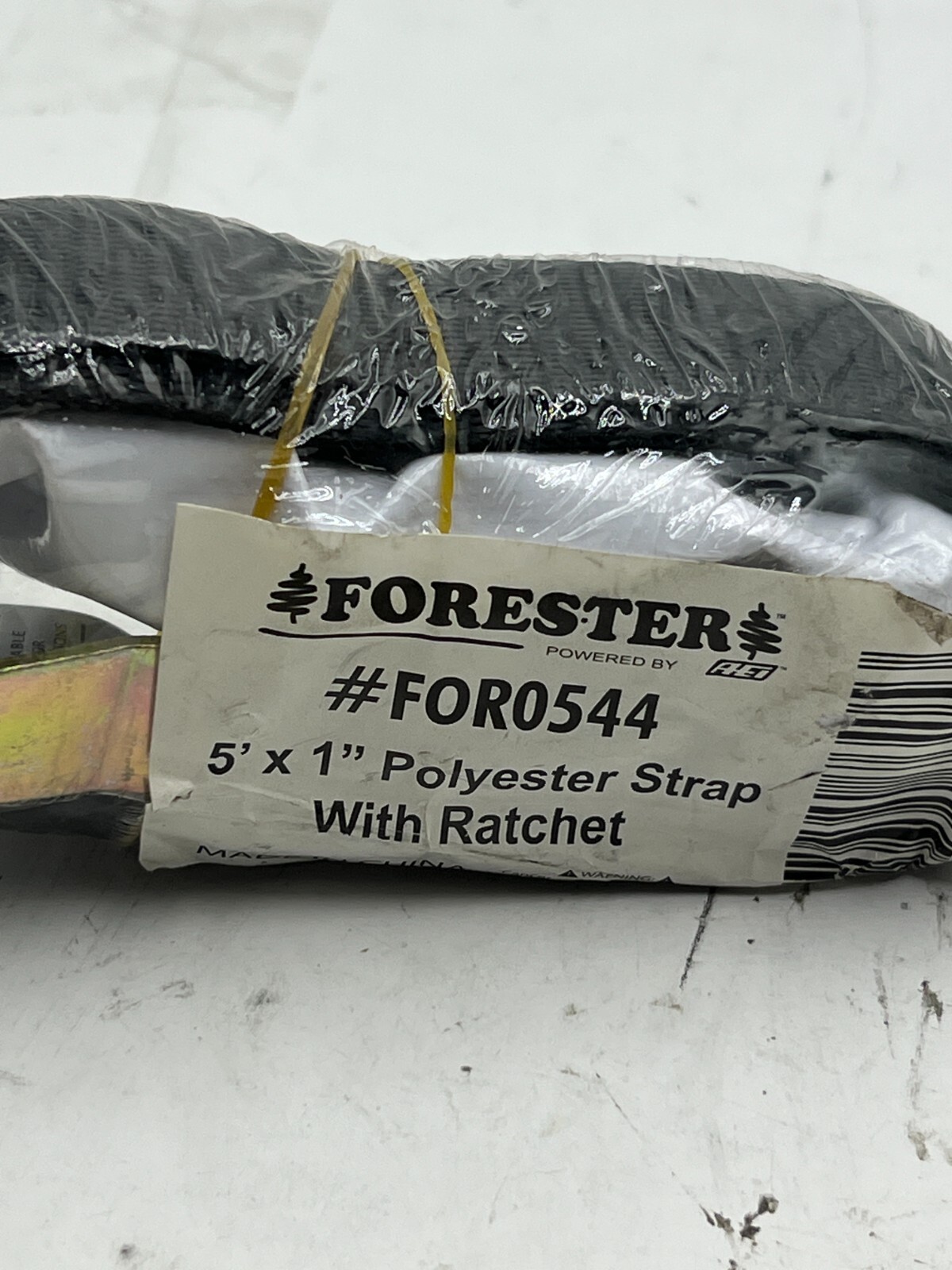 Qty 3 Genuine Forester Polyester Strap with Ratchet 5' x 1" FOR0544 Durable