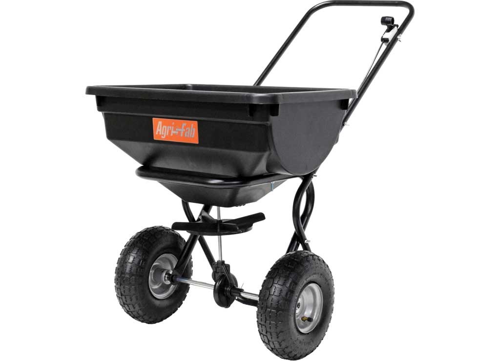 Agri-Fab 45-0388-800 14,200 Sq-Ft Broadcast Spreader 10' Spread 85lb Poly Hopper