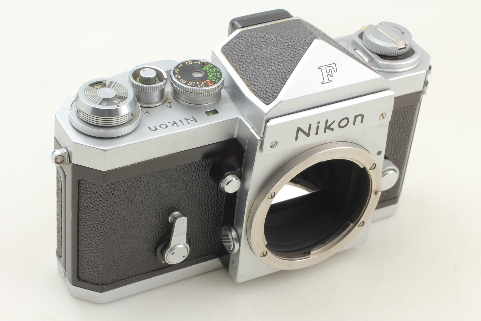 [Exc+5] Nikon F Eye Level Silver 35mm SLR Film Camera From JAPAN
