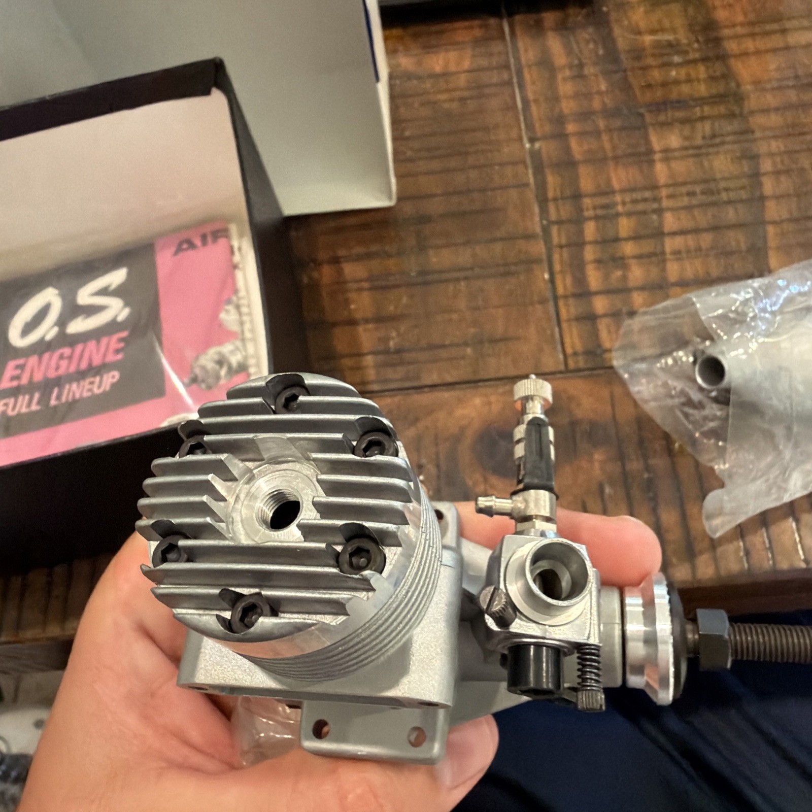 RC Airplane Engine O.S. Max 35 FP with Muffler - New