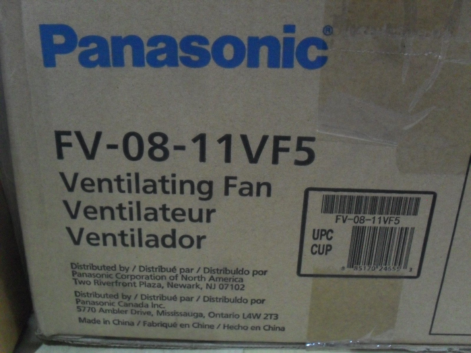 Panasonic FV-08-11VF5 Ventilating fan S3