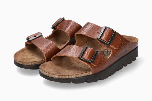 Mephisto Zonder Mens Leather Slide Sandal Desert Sz~ EU 47 ~ US 13 M