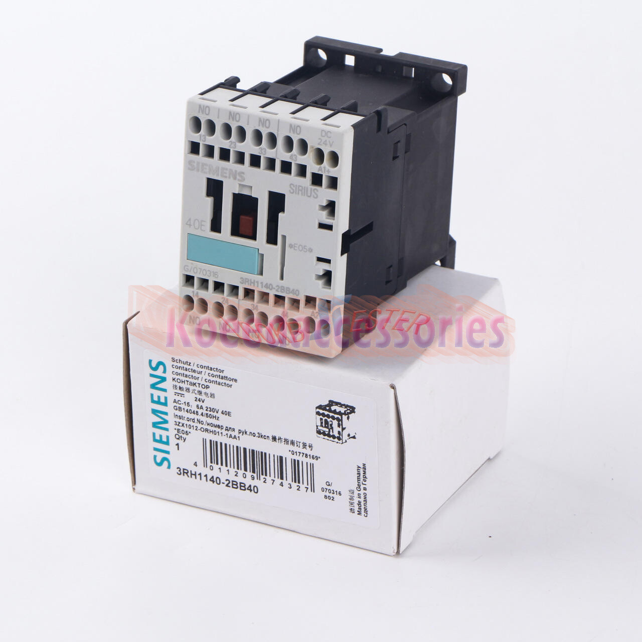 New In Box SIEMENS CONTACTOR 3RH1140-2BB40 1Pcs*