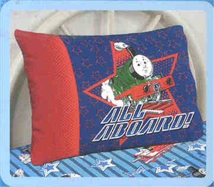Thomas the Tank Engine Train & Friends ALL ABOARD Standard Pillowcase NIP