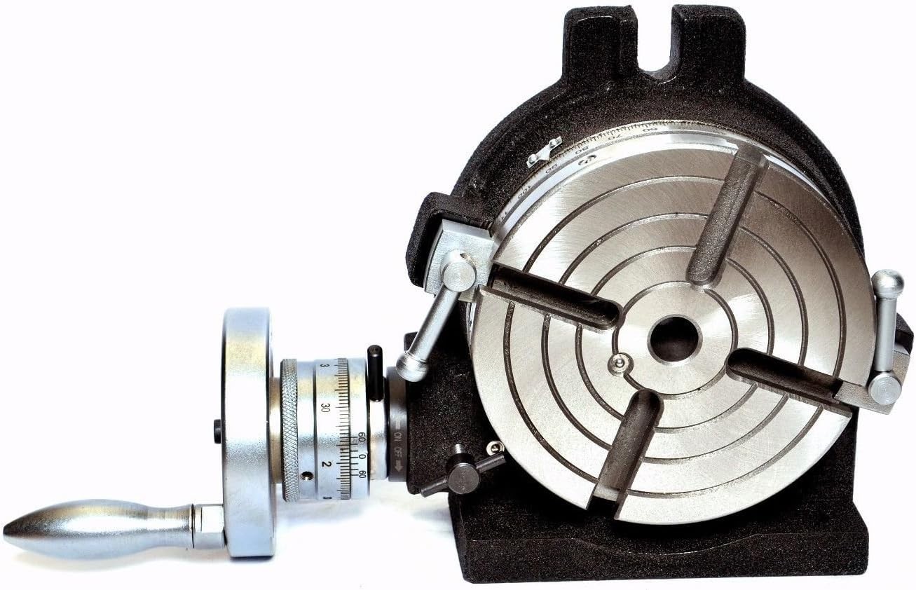 Horizontal Vertical HV6 Rotary Table 6" / 150MM - 4 Slot For Milling Machine