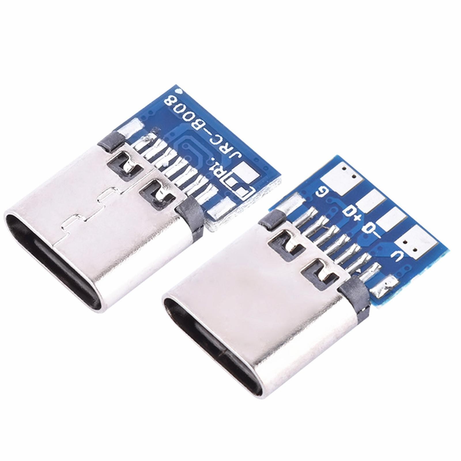 10Pcs USB Type-C 14 pin Connector Breakout P-CB Board Female Socket Type-C 2.0 h
