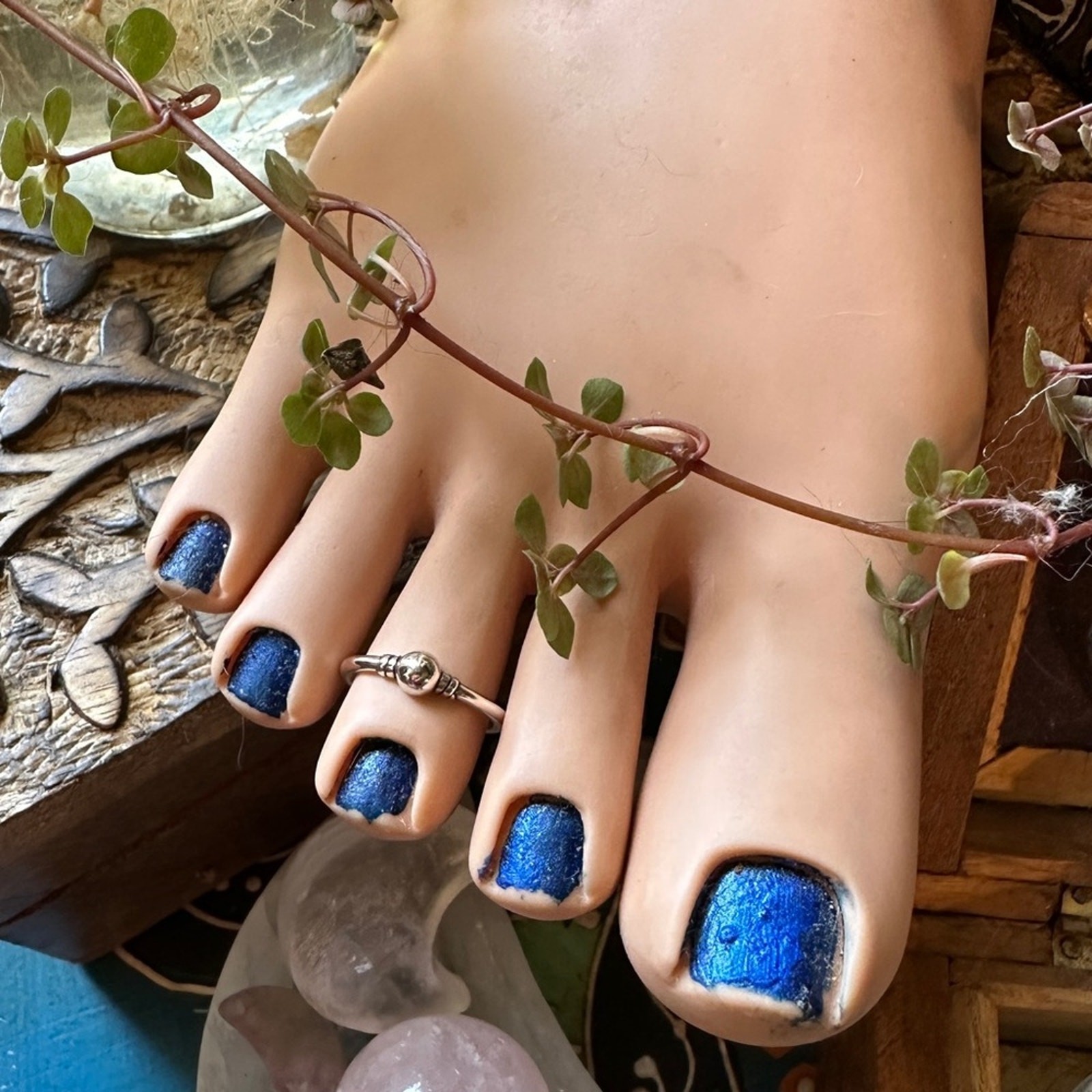 Bali Ball Sterling Silver Toe Ring