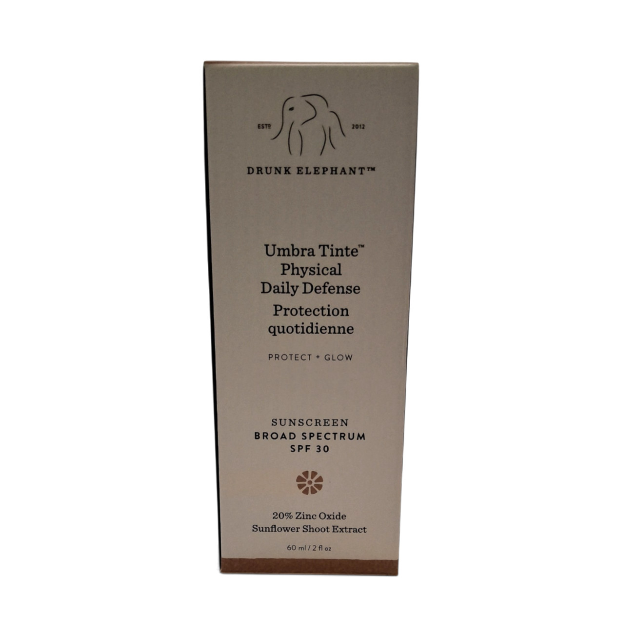 Drunk Elephant Umbre Tinte Physical Sunscreen spf30 60ml/2oz New In Box