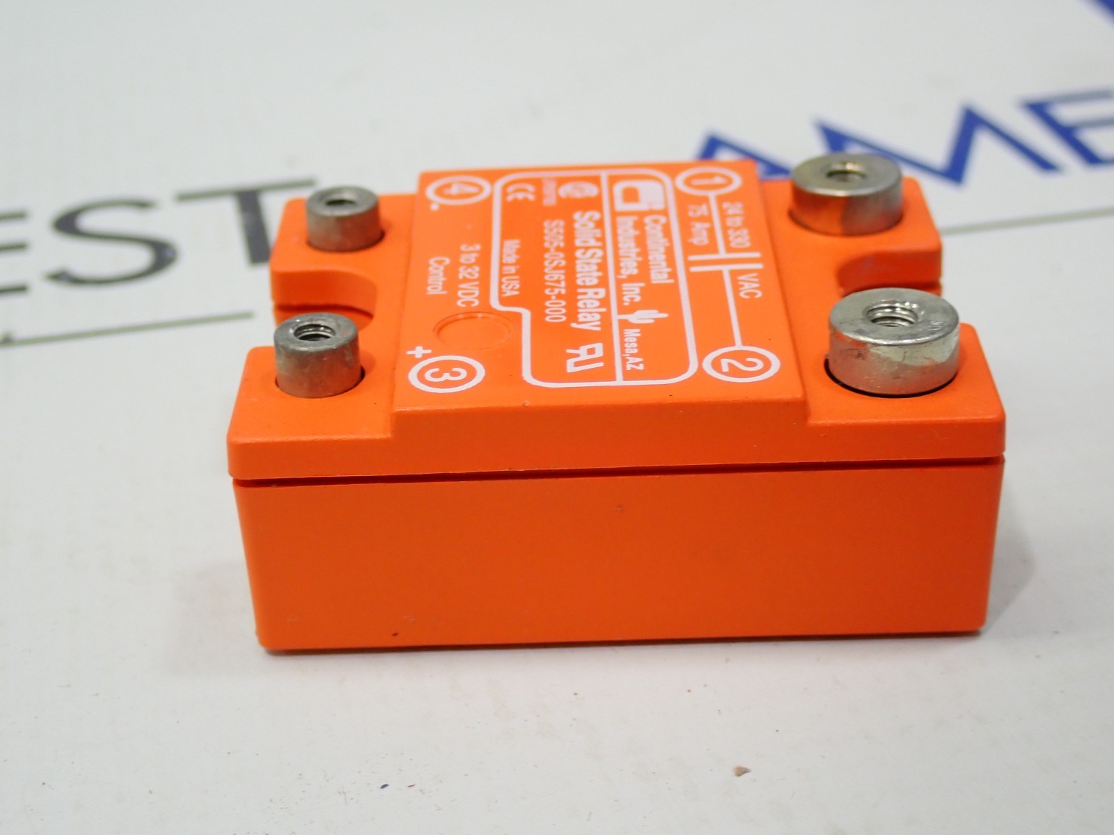 Continental Industries S505-0SJ675-000 Solid State relay