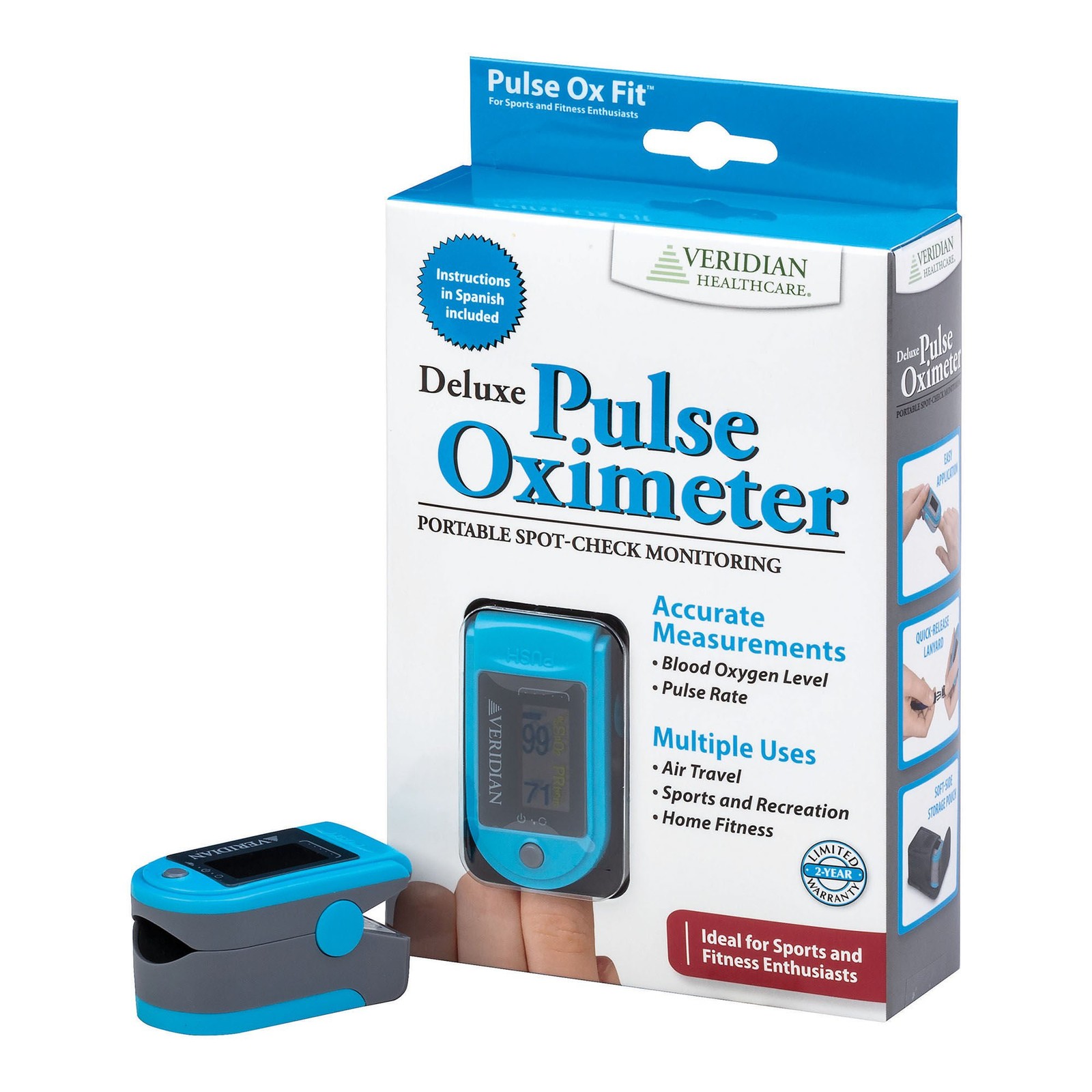 SmartHeart Fingertip Pulse Oximeter 24 per Case 11-50D