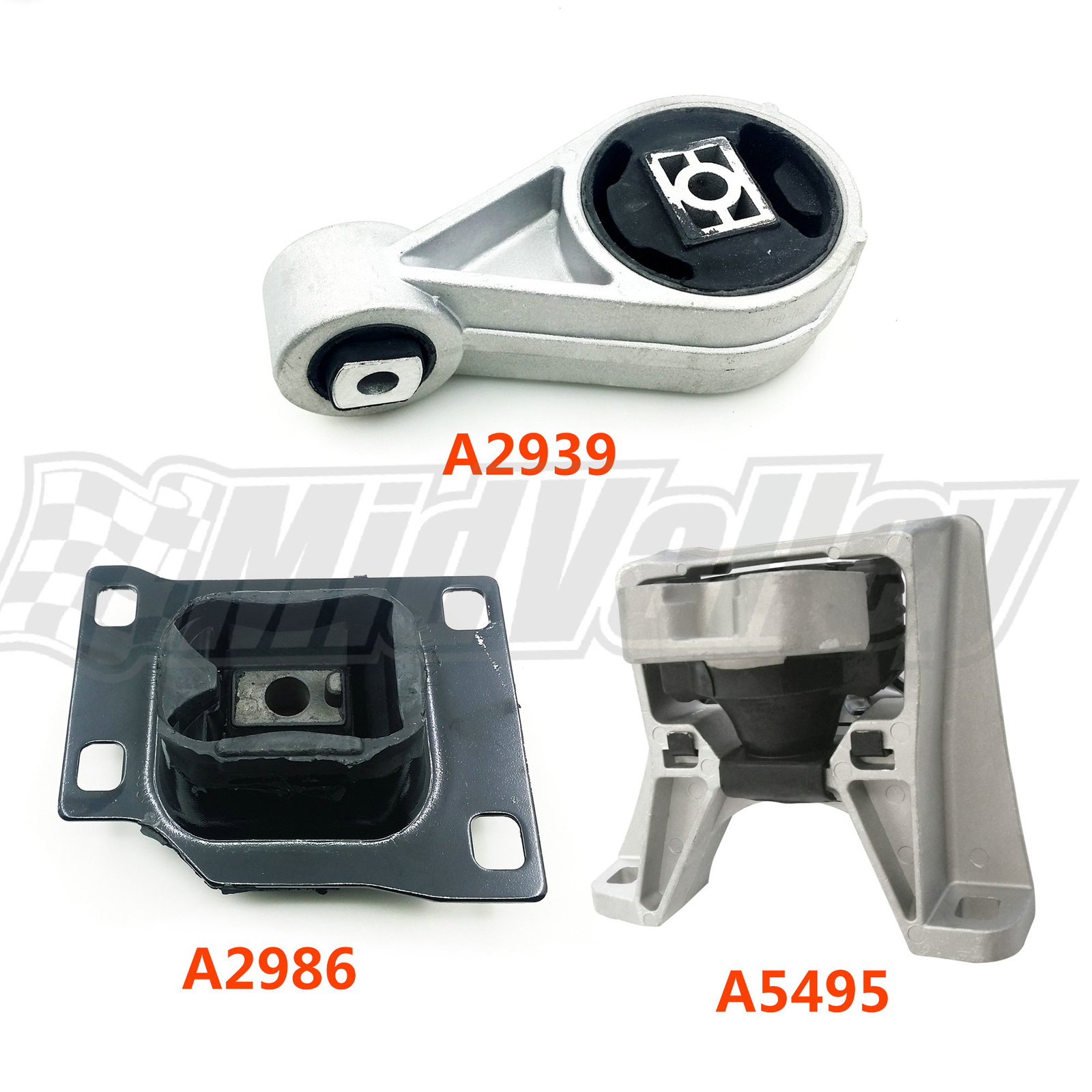 3pcs Engine Motor & Trans Mount For 2005-2007 Ford Focus 2.0L for Auto Trans