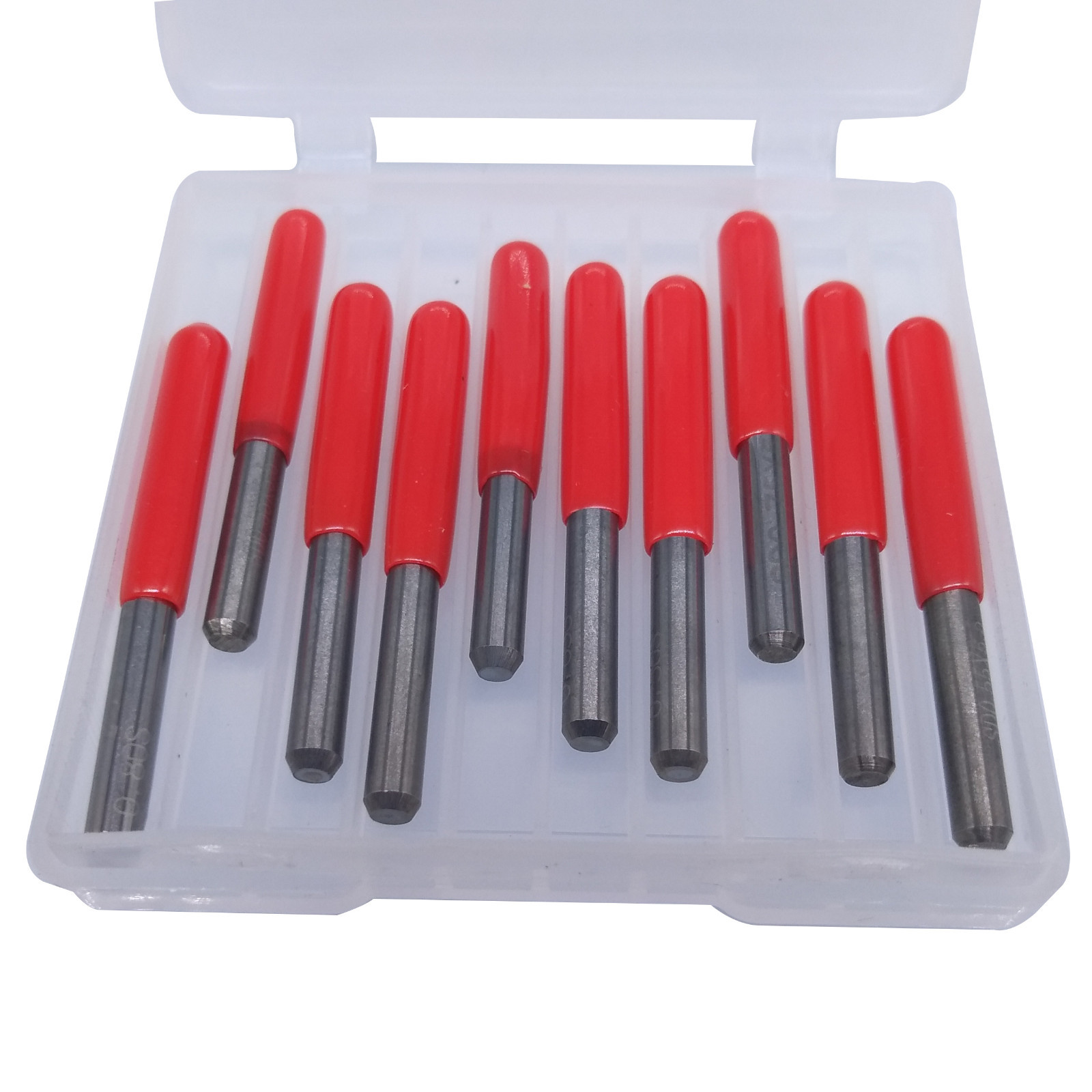 US Stock 10pcs Carbide PCB Engraving Bits CNC Router Tool 20 degrees 0.5mm