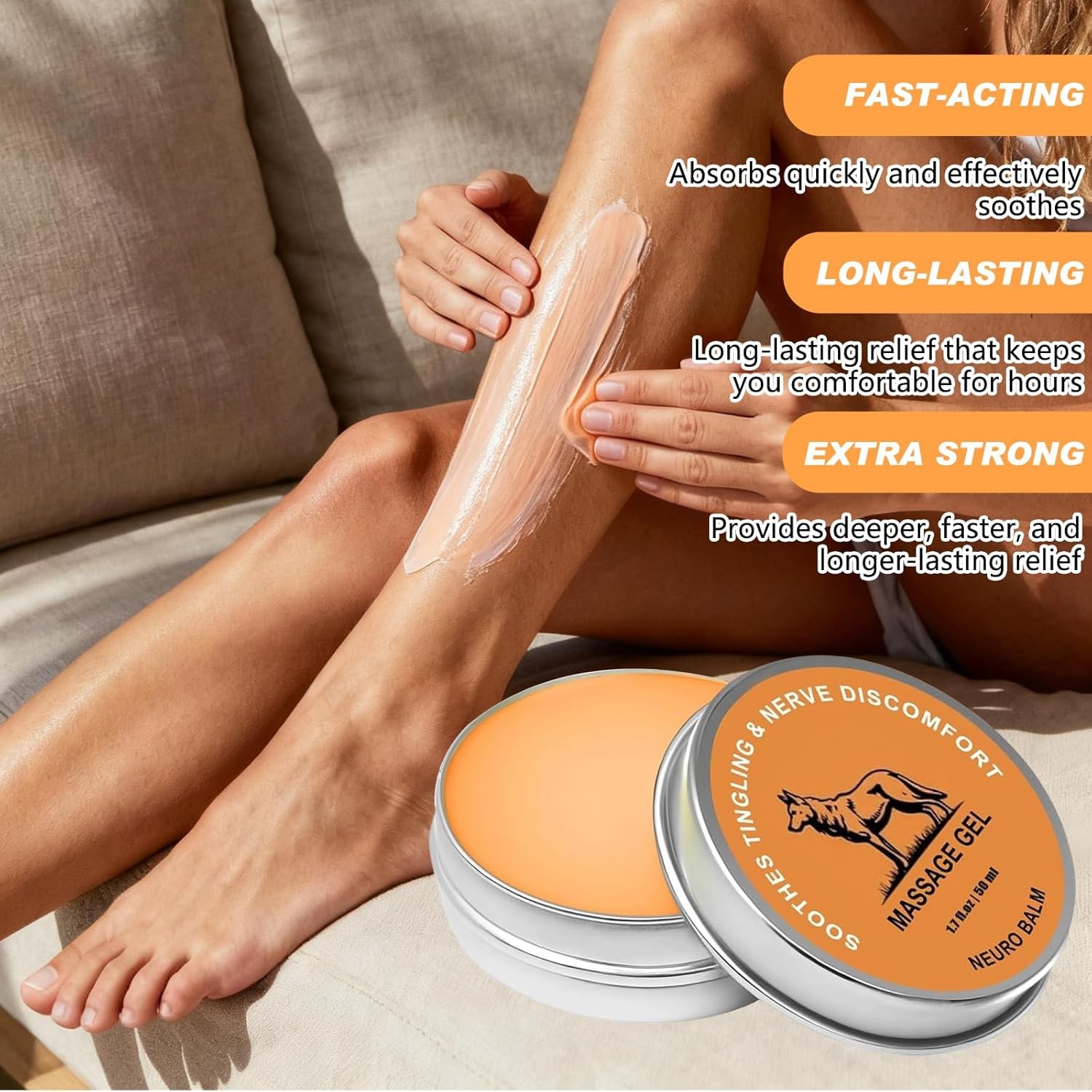 Therawolf Neuro Balm, Joint Care Soothing Cream, Herbal Cooling Soothing Cream