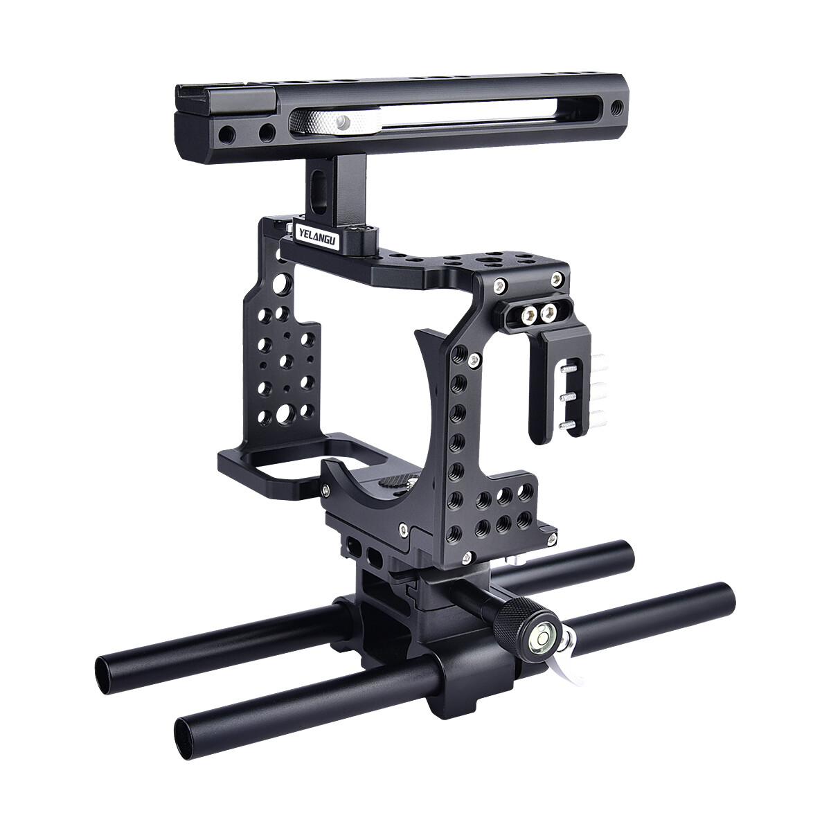 Camera Cage w/ Top Handle Rod Shoe Mount for Sony A7II A7SII A7III A7RIII A7RII