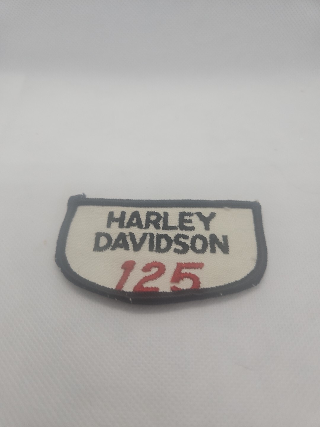 Harley Motorcycle 125 Patch _ Vintage