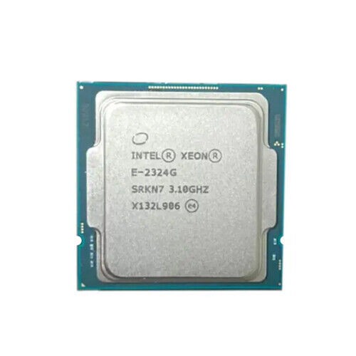 Intel Xeon E-2324G Processor CPU 4 Core 3.10GHz~4.60GHz LGA-1200 TDP-65W P750/*