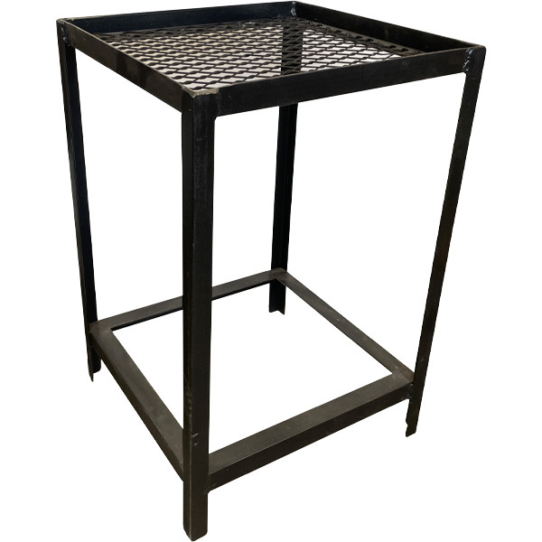 Used Pollard Brothers Heavy Duty Steel Table with Expanded Steel Top