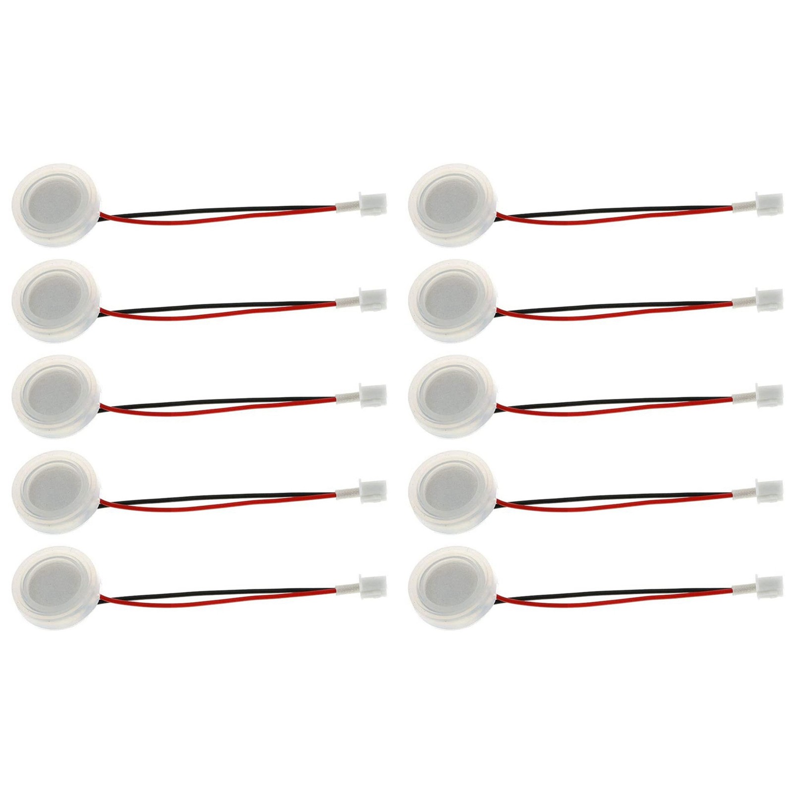 10 Pcs 20mm 1.7Mhz Ultrasonic Mist Maker Fogger Ceramics Discs with Wire5376