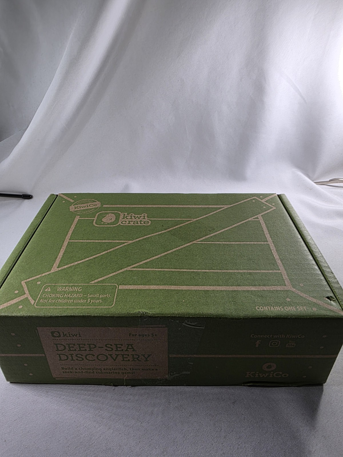 KIWI CO KIWI CRATE AGES 5+ GREAT SHAPE NIB DEEP SEA DISCOVERY- NO BOOK