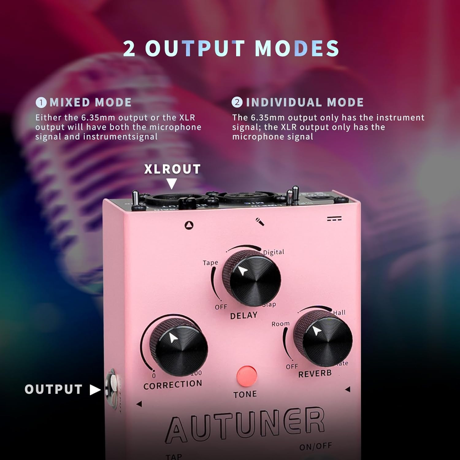Autuner MVP1 Vocal Effects Processor – Pitch Correction Pedal