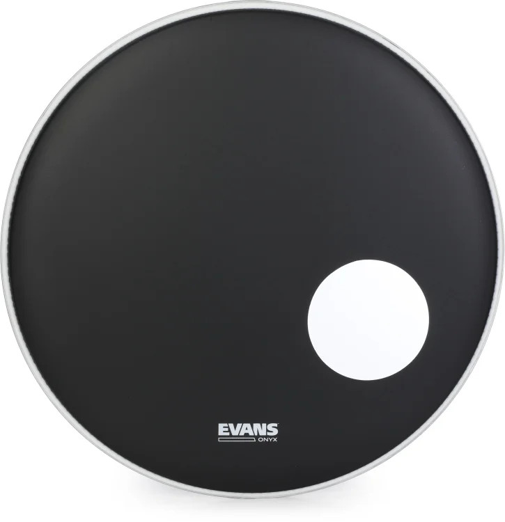Evans EQ3 Onyx Resonant Bass Drumhead - 20 inches