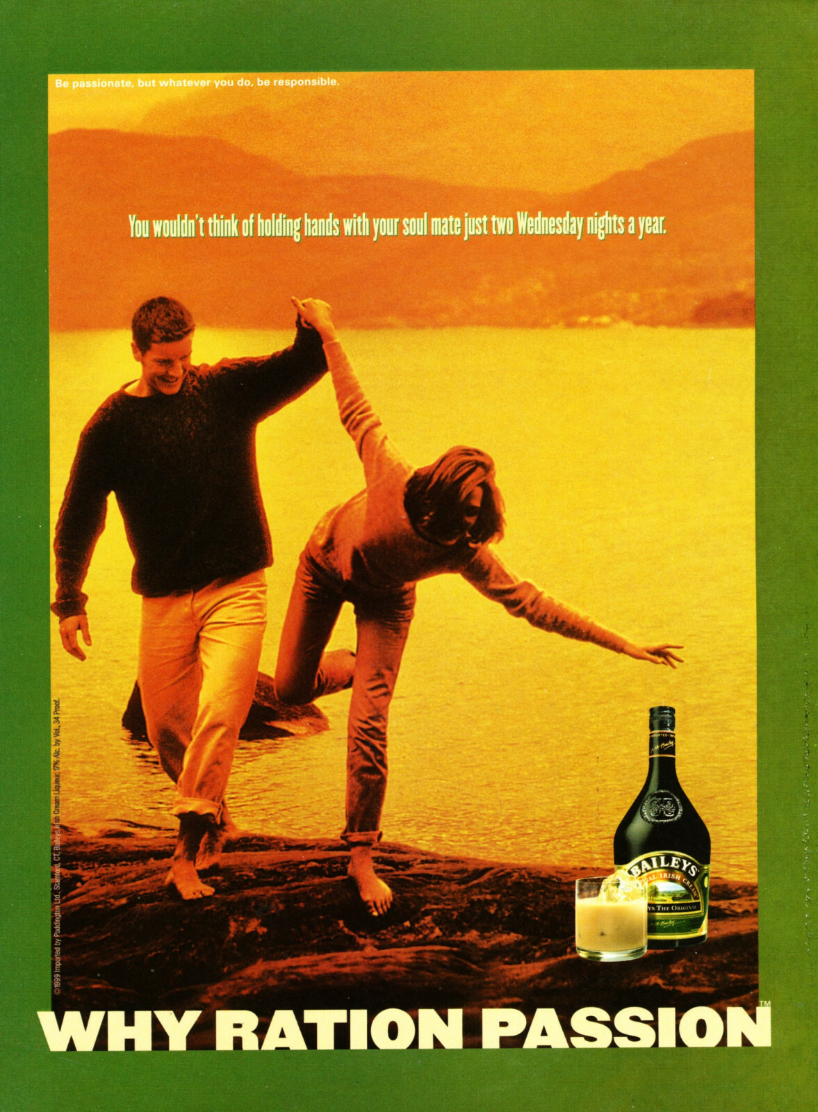 BAILEYS magazine AD #43 RARE 1999 OUT OF PRINT VINTAGE