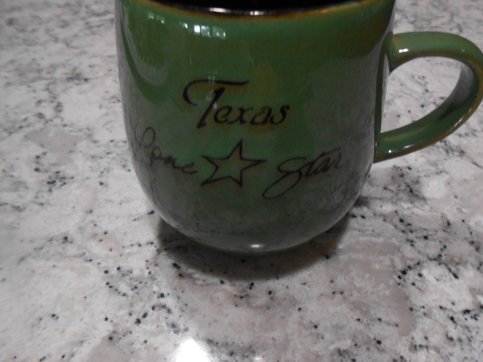 Texas Lone Star Stoneware Coffee Mug
