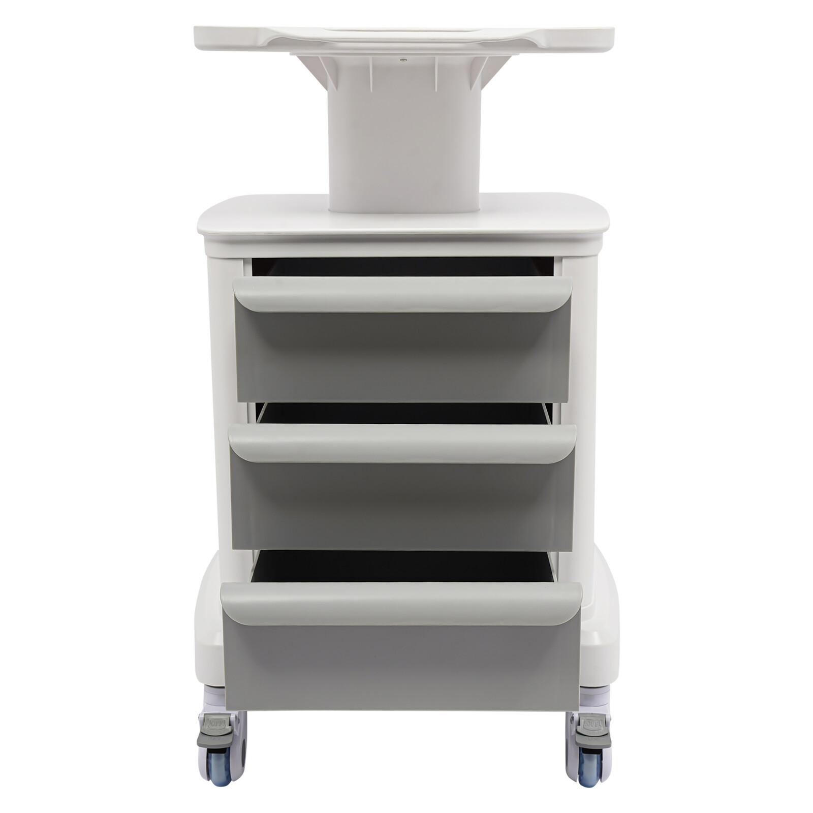 Professional-Grade 3-Drawer Utility Cart on Wheels - Trolley Cart w/ 3 Drawers