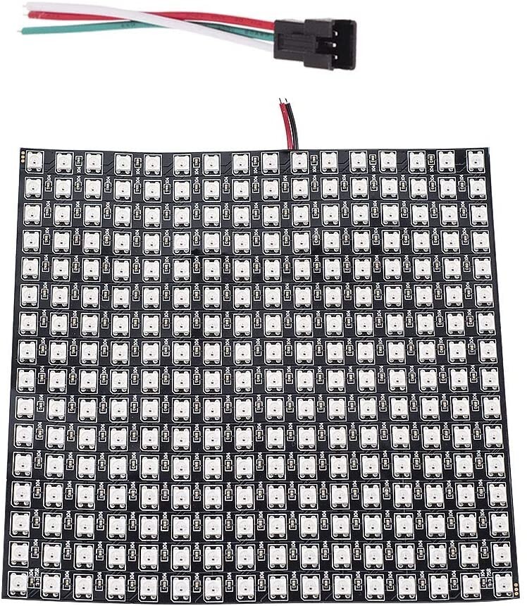 WS2812B RGB LED Digital Flexible Individually Addressable Panel Light 16 X16