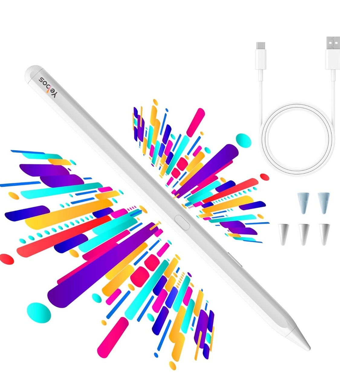 New Fast Charge Stylus Pen for iPad - Apple Pencil Compatible
