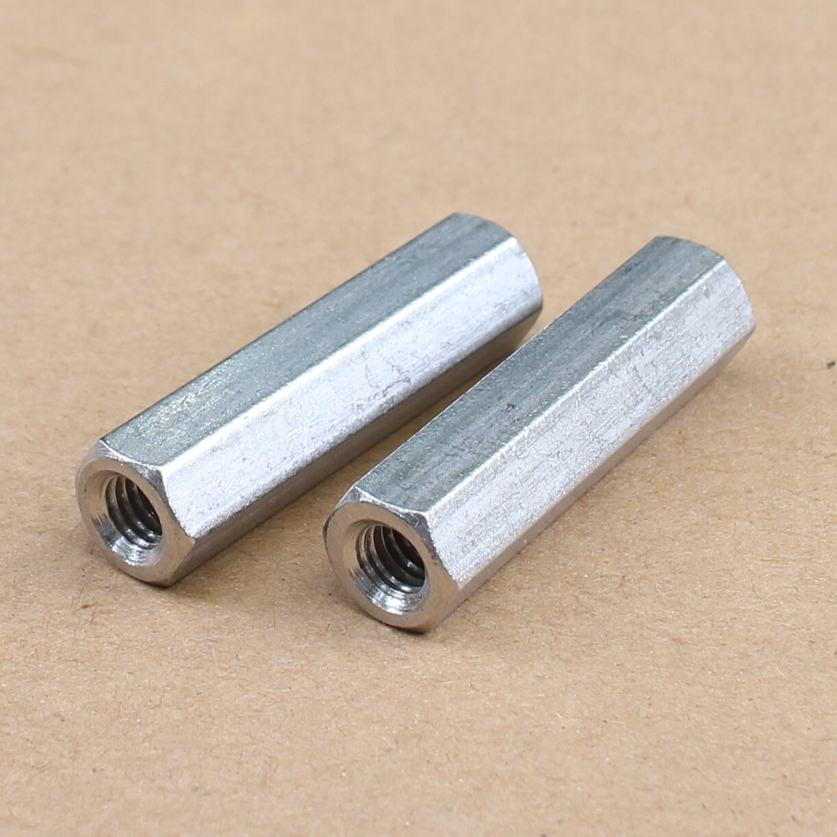 Right and Left hand Threaded Double Ended Hex Coupling Nut M3 M5 M6 M8 M12 etc.