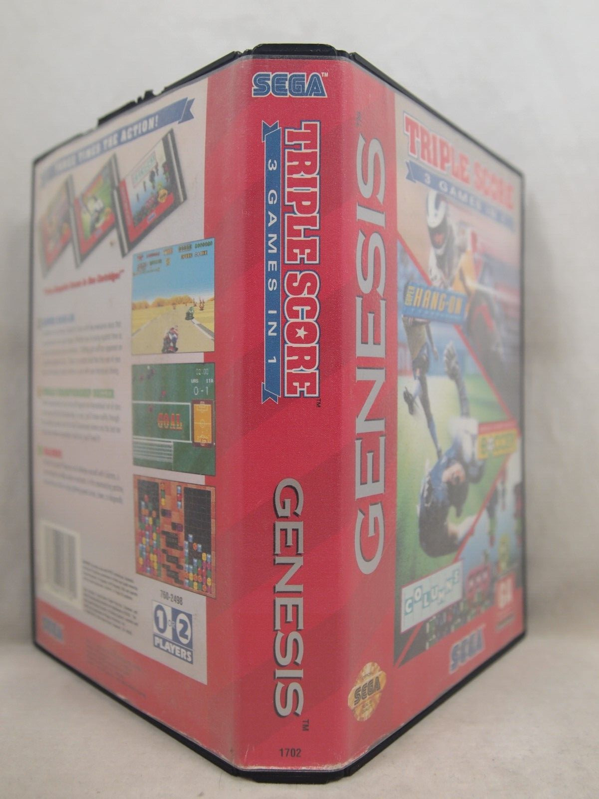 Triple Score: 3 Games in 1 Case (SEGA Genesis) Authentic BOX ONLY