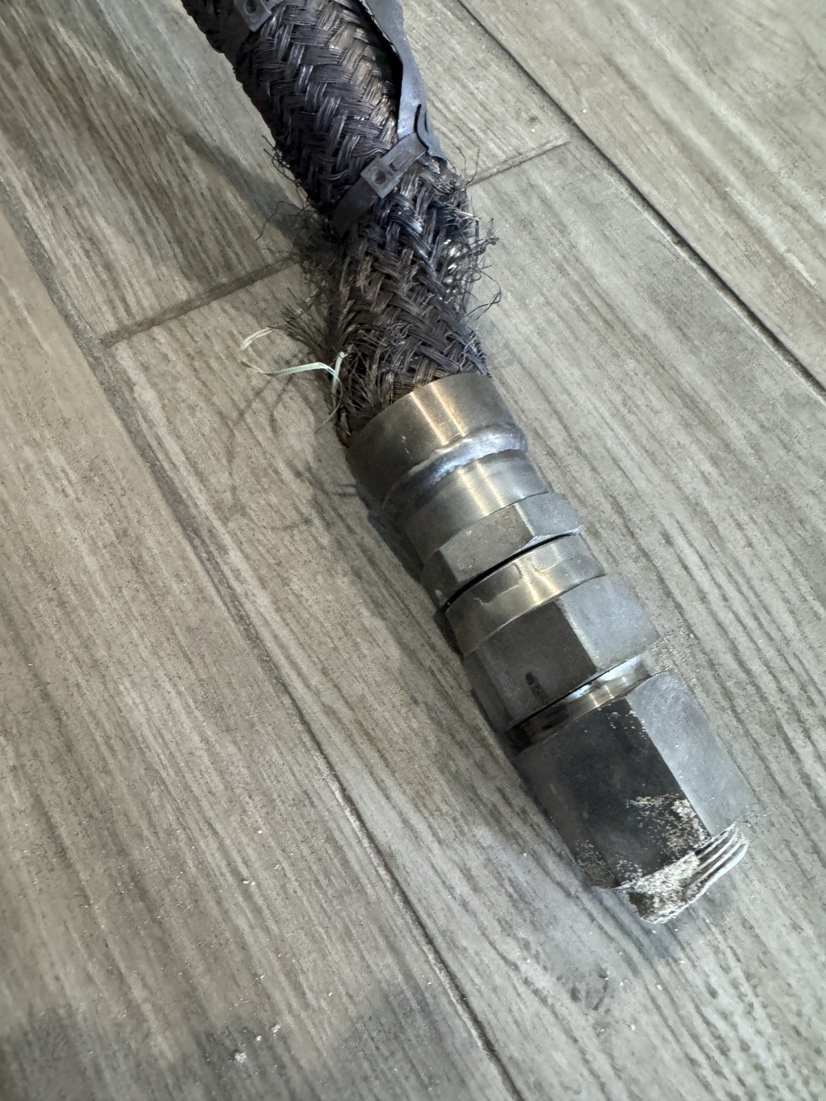 Space X Engine Chill Collection Manifold Hose - Starship Flight 4 Debris