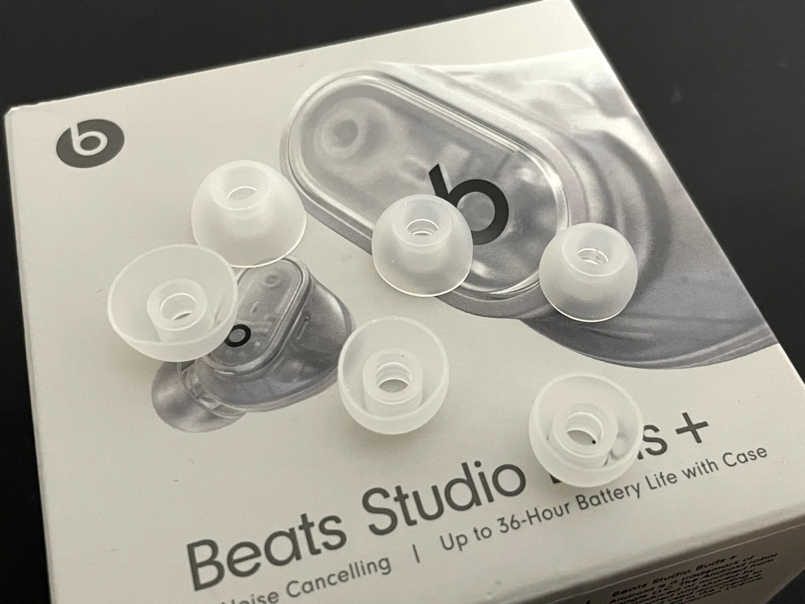 Original Silicone Ear Tips For Beats Studio Buds+ Plus Transparent Earbuds