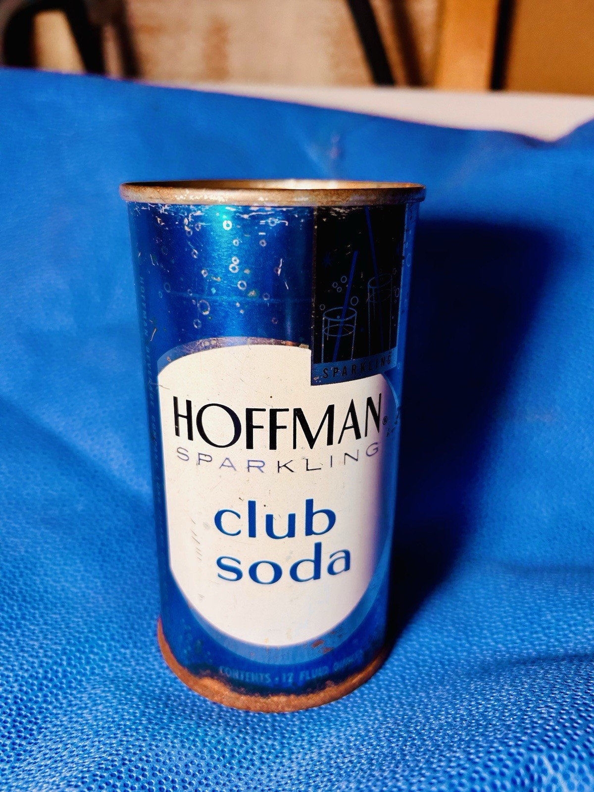 Hoffman Sparkling Club Soda, Vintage, Collectible Soda, Can. (two Dings Near Lid