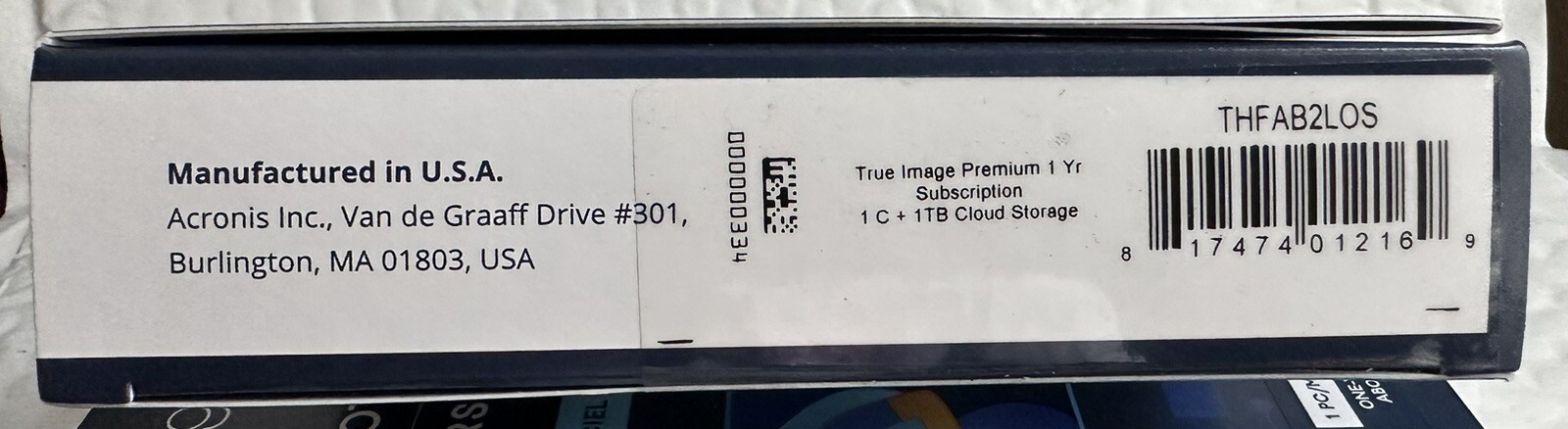 Acronis True Image Premium Protection Subscription 1 Computer + 1 TB Acronis Clo