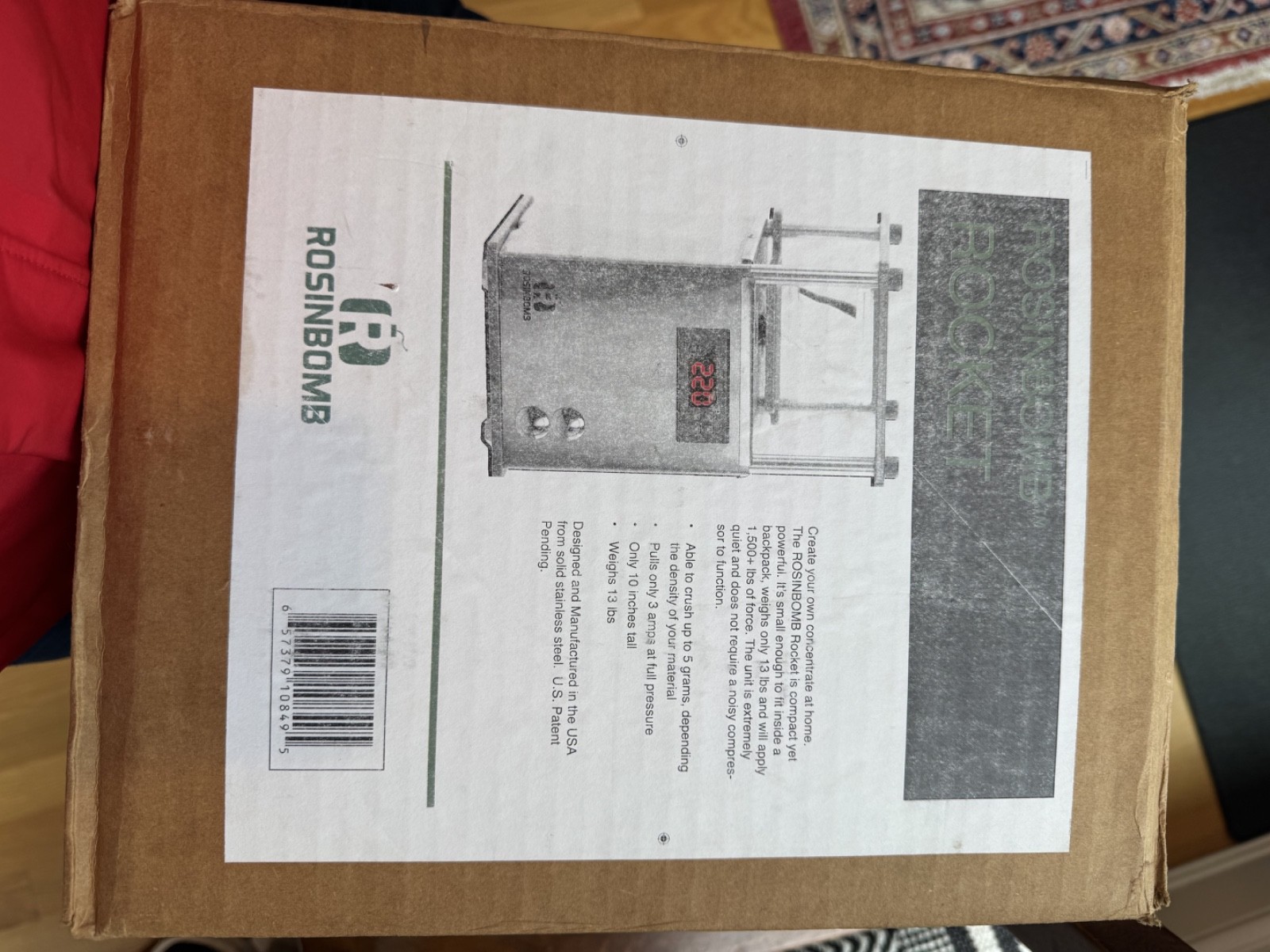 Rosinbomb Rocket Electric Heat Press