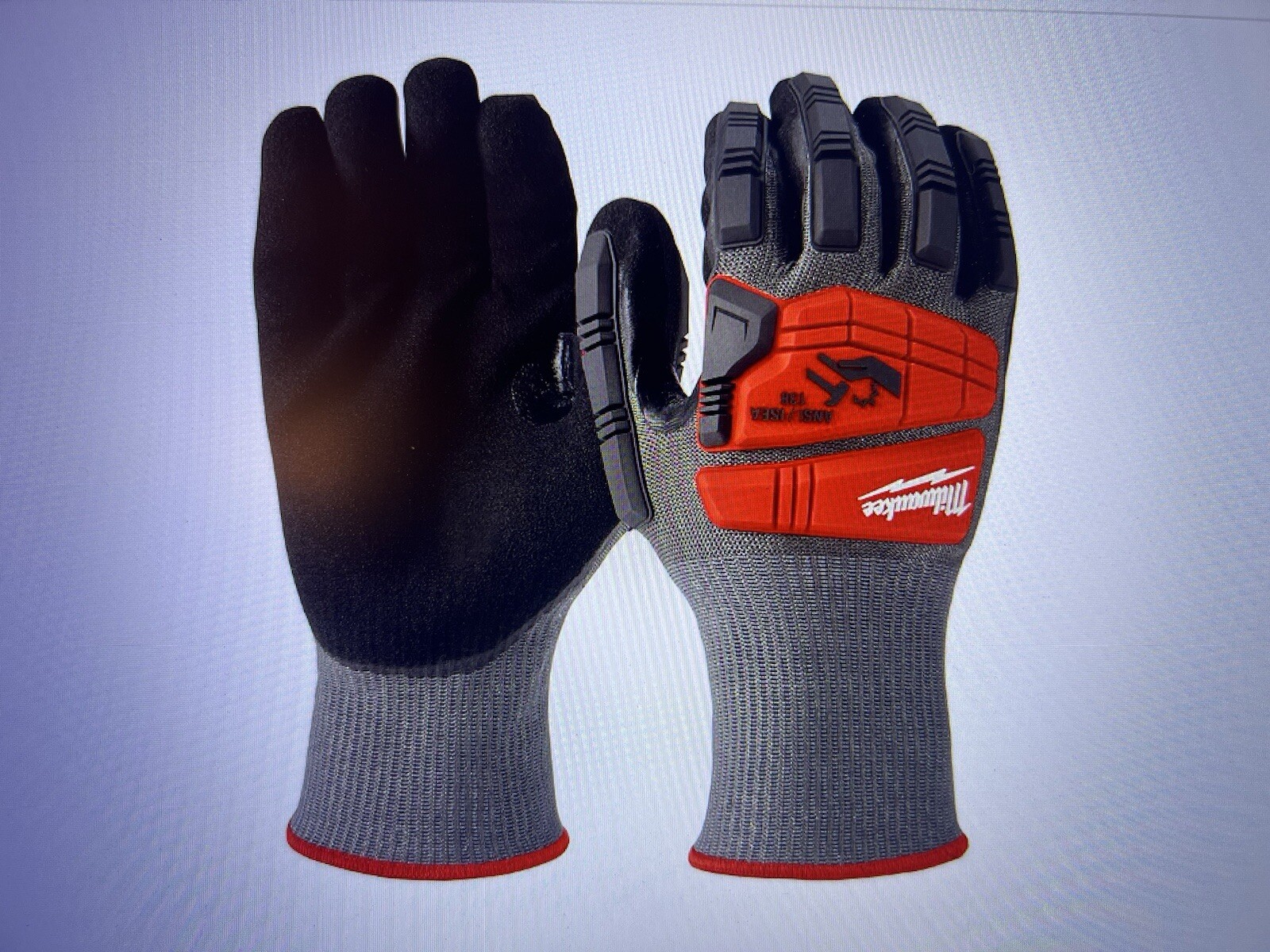 Milwaukee  48-22-8982 Impact Cut Level 5 Nitrile Gloves - Large