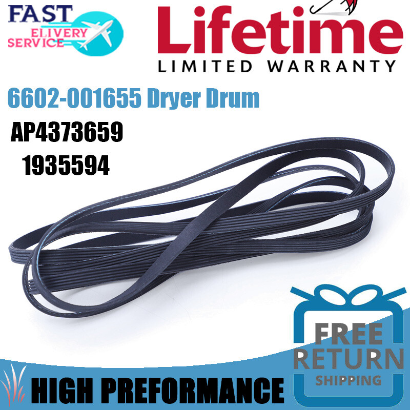 6602-001655 Dryer Drum Replaces AP4373659, 1935594, 6602-001314, PS4133825 New