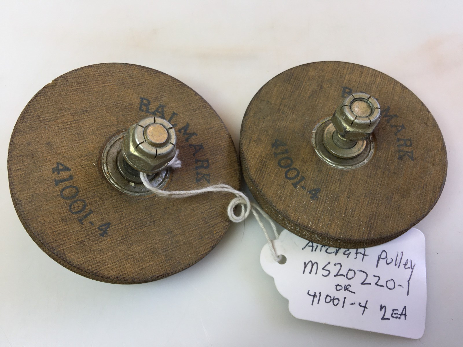 2 Ralmark Aircraft Pulleys 41001-4 MS202201-1