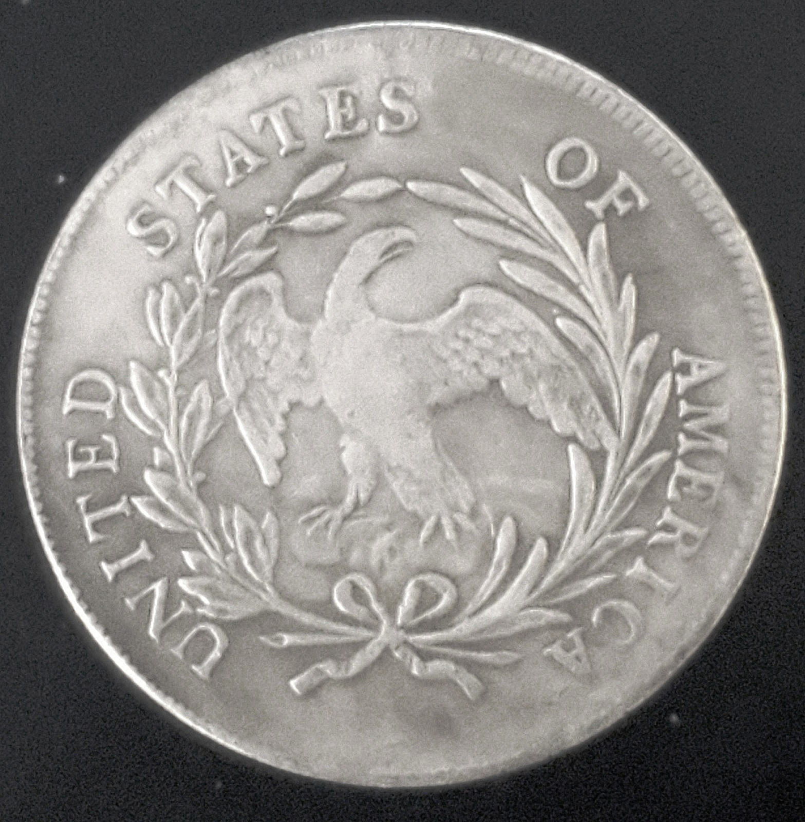 One 1797 Buxomly Goddess Silver-Plated Numismatic Commemorative Tribute Coin