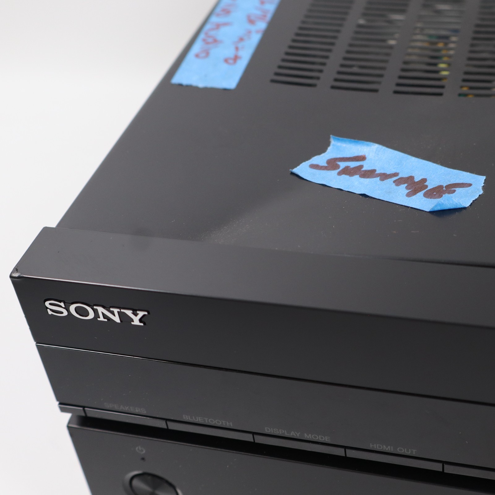 BROKEN FOR PARTS Sony STR-AN1000 Receiver - Powers On - MISSING ONE ANTENNA