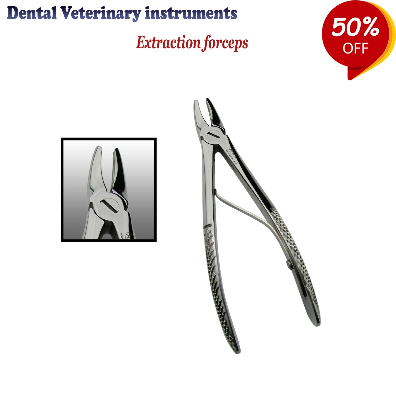Veterinary Instruments Rabbit & Rodent Teeth Extracting Forceps for Small Animal