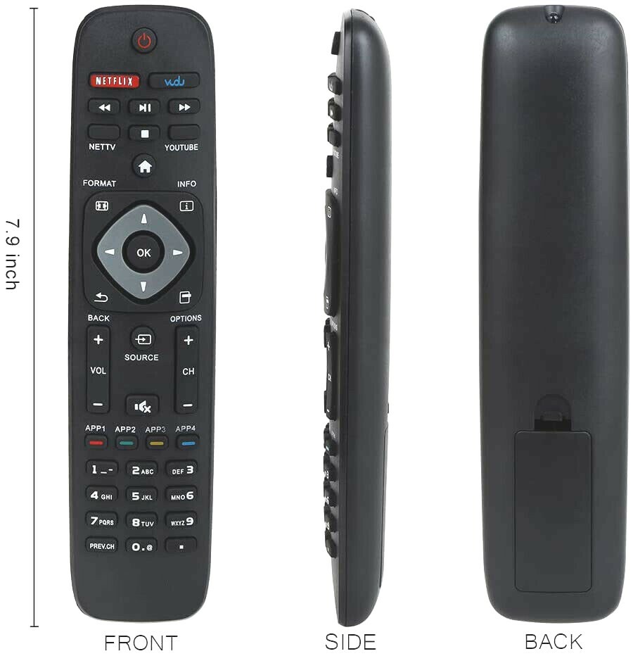 New Remote Control for Philips LED LCD TV