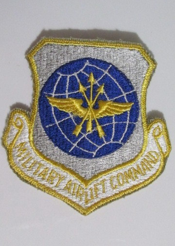 P#9 - Vintage US Air Force Military Airlift Command MAC Patch 3" x 3"