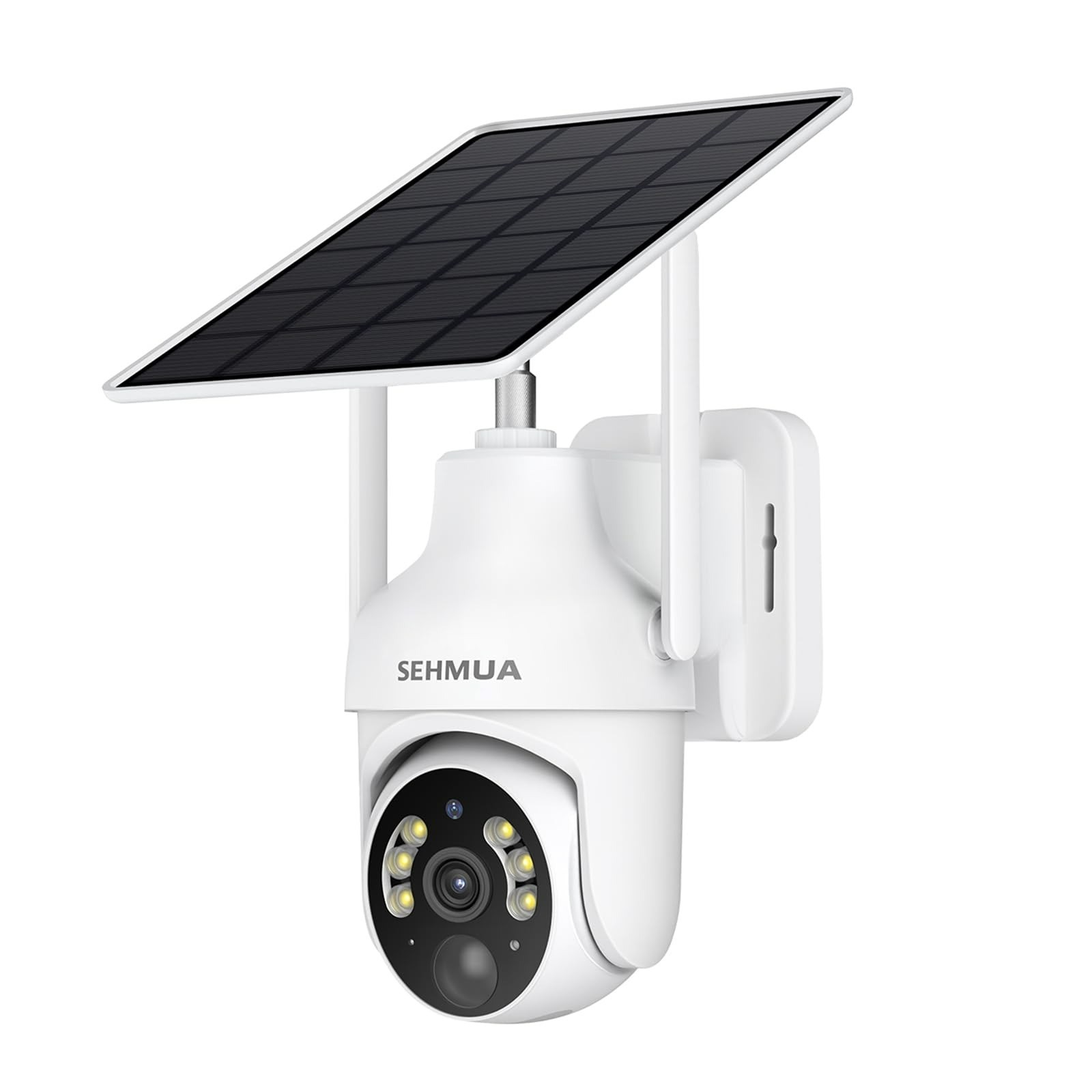 SEHMUA 2K Solar Security Cameras Wireless Outdoor - 2 Pack with Night Vision