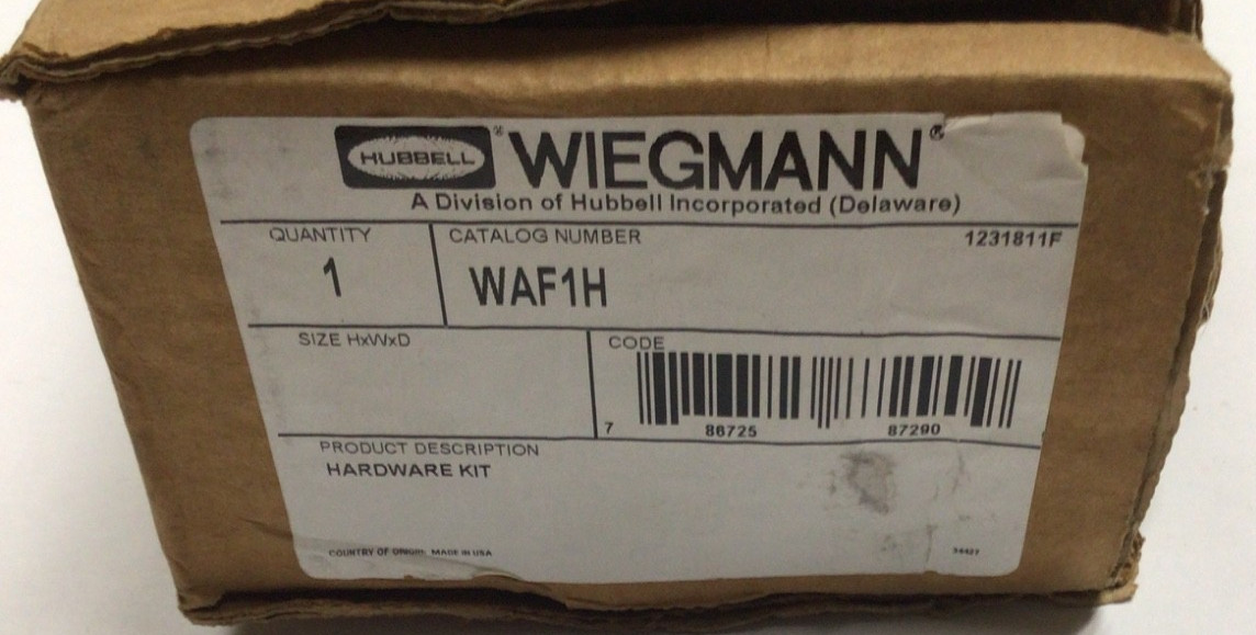 HUBBELL WIEGMANN Hardware Kit WA-F1-H / WAF1H