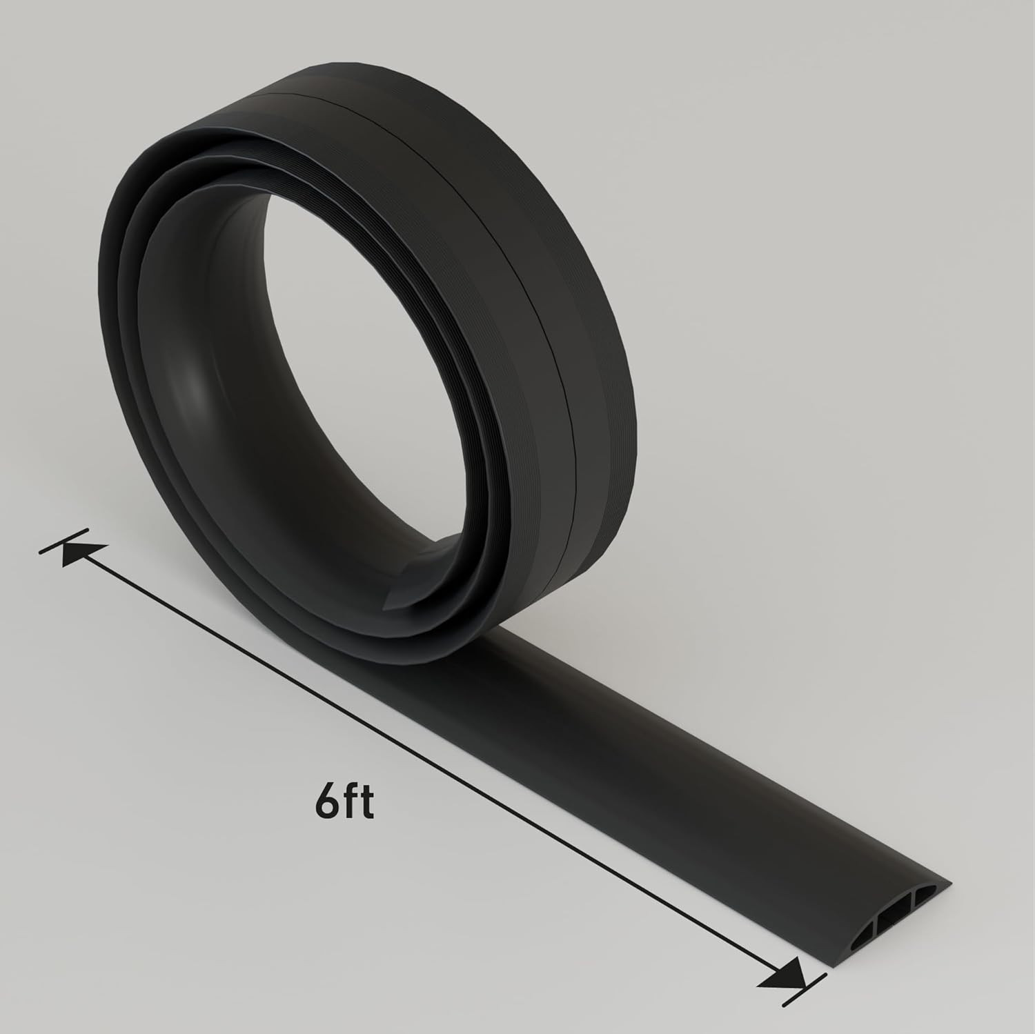 6Ft Floor Cord Cover, Cable Protector, Hide Extension Cords, Protect Cords, Prev