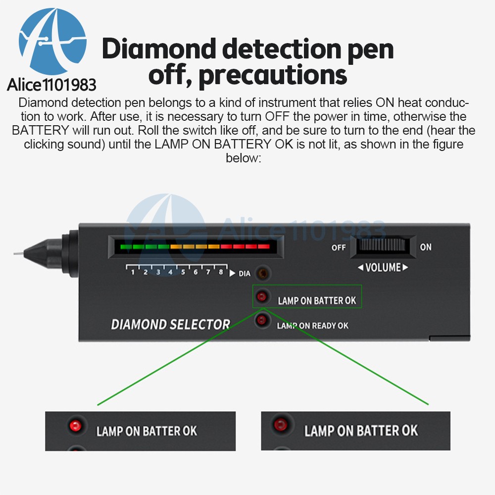 Diamond Discriminator Tester Mohs Hardness Diamond Thermal Conductivity Tester