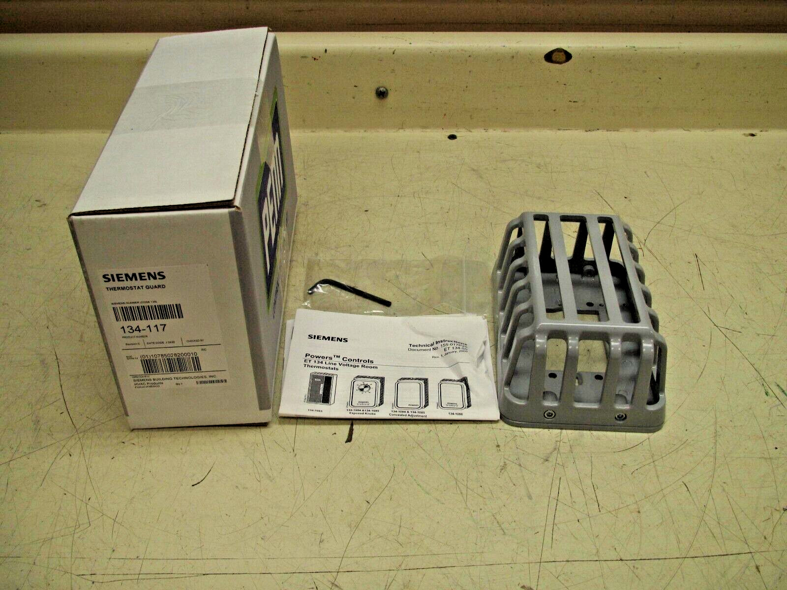NEW Siemens Aluminum Electric Thermostat Guard Cage P/N: 134-117 FREE SHIPPING
